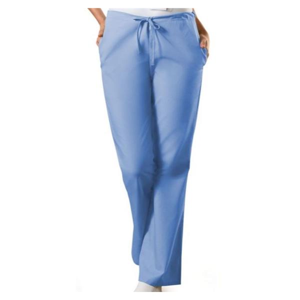 Cherokee Workwear Scrub Pant 4101 Womens X-Small Petite Ceil Blue Ea - 4101P-CIEWXS