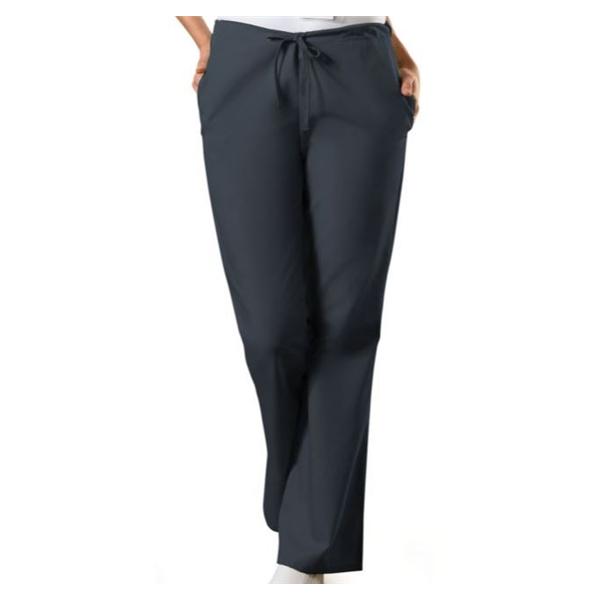 Cherokee Workwear Scrub Pant 4101 Womens Small Tall Pewter Ea - 4101T-PWTW-S