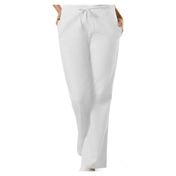 Cherokee Workwear Scrub Pant 4101 Womens Small Tall White Ea - 4101T-WHTW-S
