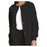 Cherokee Workwear Jacket Warm-Up 65% Polyester / 35% Cotton Womens Black 3X Large 3 Pockets Ea - 4350-BLKW-3X