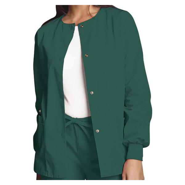 Cherokee Workwear Jacket Warm-Up 65% Polyester / 35% Cotton Womens Hunter 5X Large 3 Pockets Ea - 4350-HUNW-5X