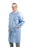 Medline - Lab Coat Blue Large Knee Length Disposable - NONSW400L