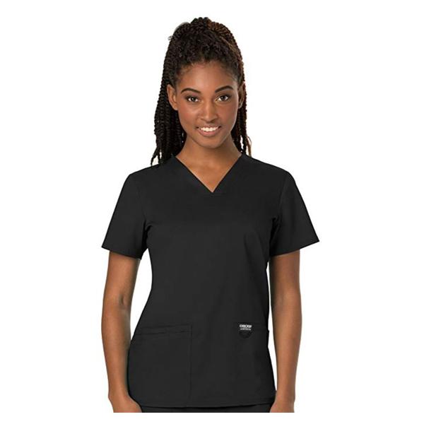 Cherokee Workwear Shirt Scrub Cherokee 4700 Womens Medium Black Ea - 4700-BLKW-M