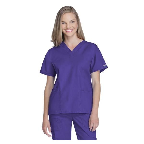 Cherokee Workwear Shirt Scrub Cherokee 4700 Womens X-Large Grape Ea - 4700-GRPW-XL