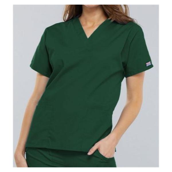 Cherokee Workwear Shirt Scrub Cherokee 4700 Womens 5X Large Hunter Ea - 4700-HUNW-5X