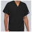 Cherokee Workwear Shirt Scrub Cherokee 4777 Unisex X-Small Black Ea - 4777-BLKW-XS
