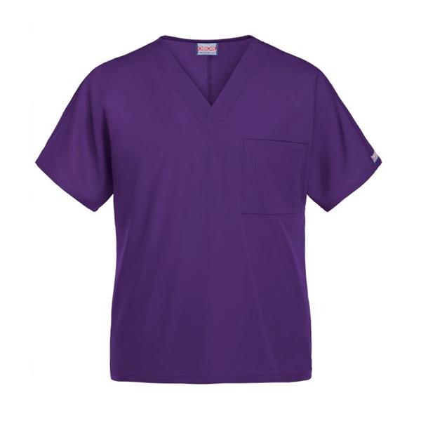 Cherokee Workwear Shirt Scrub Cherokee 4777 Unisex X-Small Grape Ea - 4777-GRPW-XS
