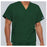 Cherokee Workwear Shirt Scrub Cherokee 4777 Unisex X-Small Hunter Ea - 4777-HUNW-XS