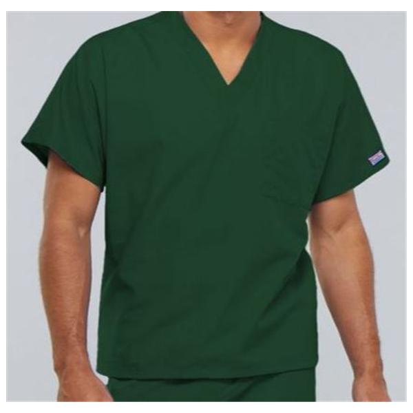 Cherokee Workwear Shirt Scrub Cherokee 4777 Unisex 3X Large Hunter Ea - 4777-HUNW-3X