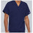 Cherokee Workwear Shirt Scrub Cherokee 4777 Unisex X-Large Navy Ea - 4777-NAVW-XL