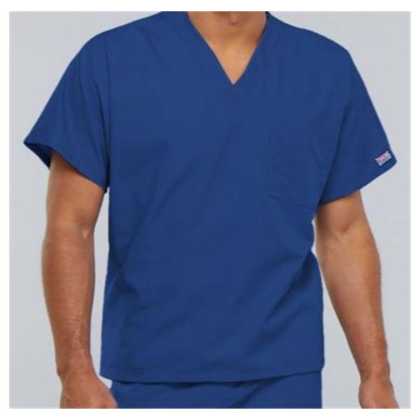 Cherokee Workwear Shirt Scrub Cherokee 4777 Unisex 2X Large Royal Blue Ea - 4777-ROYW-2X
