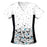 Cherokee Workwear Shirt Scrub 100% Cotton Womens Gee Whiz 2X Large 2 Pockets Ea - 6706C-MKGW2X