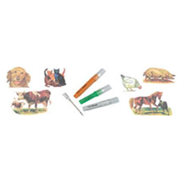 Exel International Needle 14Gx1" Veterinary Conventional 100/Bx - 26450