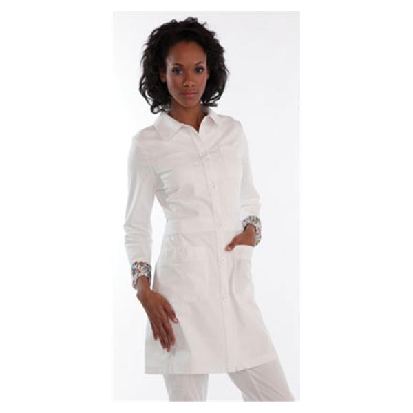 koi Design Lab Coat 55% Cotton / 45% Polyester Womens White X-Small 34 In Ea - 419-01-XS