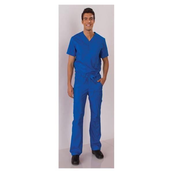 koi Design Shirt Scrub 654 Jason Mens Large Royal Blue Ea - 654-20-L