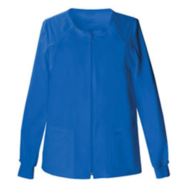 Cherokee Workwear Jacket Warm-Up 55% Cotton / 42% Polyester / 3% Spandex W Rylblu 2Xl 4Pckt Ea - 4315-ROYW-2X
