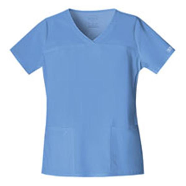 Cherokee Workwear Shirt Scrub Cherokee 4727 Womens X-Small Ceil Blue Ea - 4727-CIEW-XS