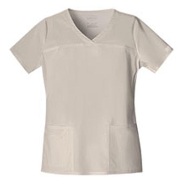 Cherokee Workwear Shirt Scrub Cherokee 4727 Womens 3X Large Khaki Ea - 4727-KAKW-3X
