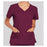 Cherokee Workwear Shirt Scrub Cherokee 4727 Womens X-Small Wine Ea - 4727-WINW-XS
