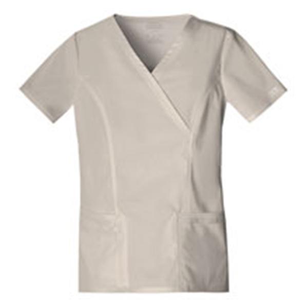 Cherokee Workwear Shirt Scrub Cherokee 4728 Womens Medium Khaki Ea - 4728-KAKW-M
