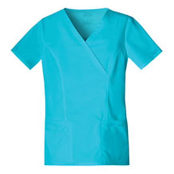 Cherokee Workwear Shirt Scrub Cherokee 4728 Womens Small Turquoise Ea - 4728-TRQW-S