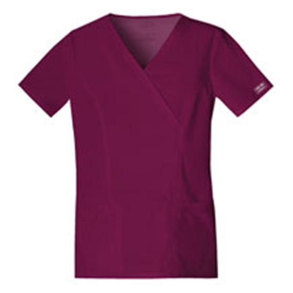 Cherokee Workwear Shirt Scrub Cherokee 4728 Womens Medium Wine Ea - 4728-WINW-M