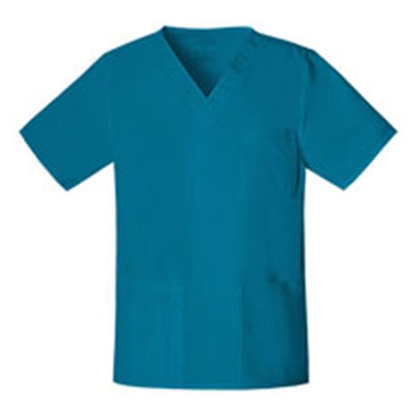 Cherokee Workwear Shirt Scrub Cherokee 4725 Unisex X-Large Caribbean Blue Ea - 4725-CARW-XL
