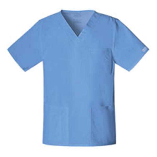 Cherokee Workwear Shirt Scrub Cherokee 4725 Unisex 2X Large Ceil Blue Ea - 4725-CIEW-2X