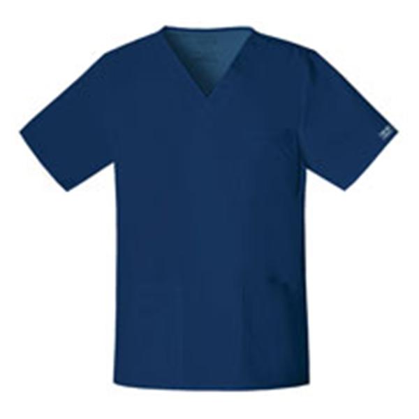 Cherokee Workwear Shirt Scrub Cherokee 4725 Unisex X-Large Navy Ea - 4725-NAVW-XL