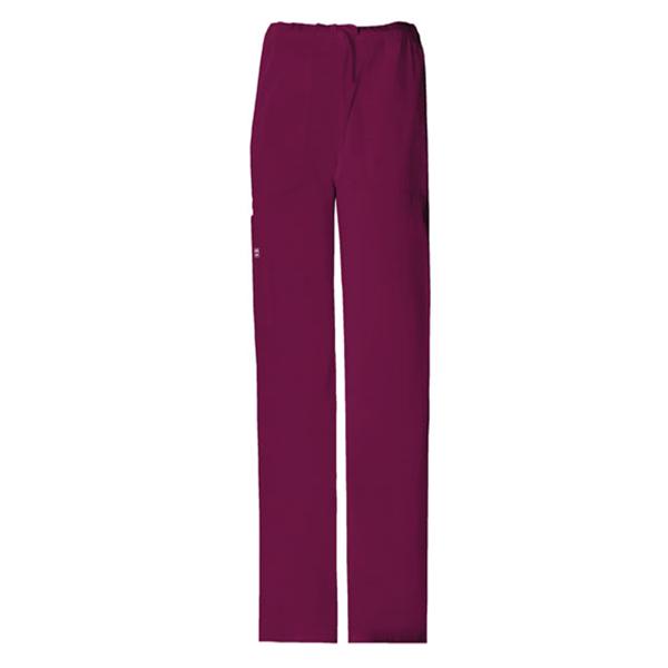 Cherokee Workwear Pant Scrub Cherokee 4043 Unisex 2X Large Wine Ea - 4043-WINW-2X