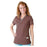 Landau Uniforms Shirt Scrub Womens X-Large Aqua Breeze / Chocolate Ea - 9004-AQDC-XL