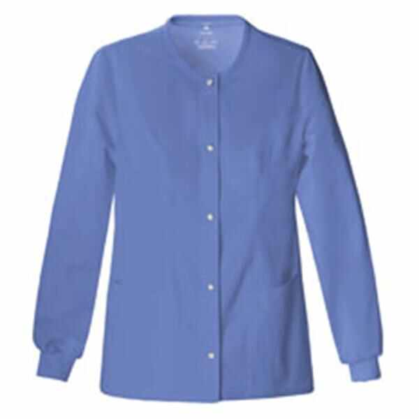 Luxe Jacket Warm-Up Poly/Ryn/Spndx Luxe W Ceil 3Xl 27.5" 3Pkt Ea - 1330-CELV-3X