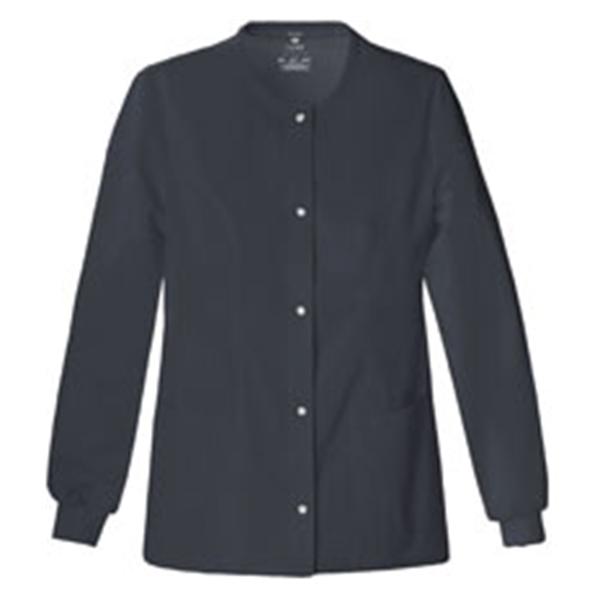 Luxe Jacket Warm-Up Poly/Ryn/Spndx Luxe W Pwtr 3Xl 27.5" 3Pkt Ea - 1330-PEWV-3X