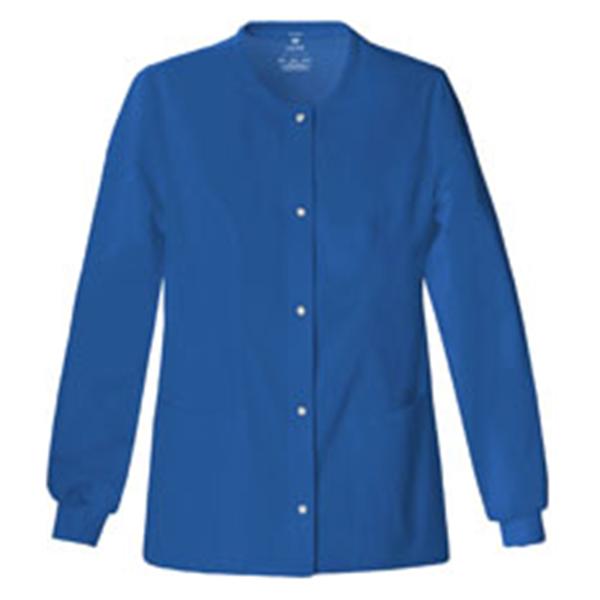 Luxe Jacket Warm-Up Poly/Ryn/Spndx Luxe W Rylblu 2Xs 27.5" 3Pkt Ea - 1330-ROYV2XS