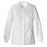 Luxe Jacket Warm-Up Poly/Ryn/Spndx Luxe W Wht 2Xs 27.5" 3Pkt Ea - 1330-WHTV2XS