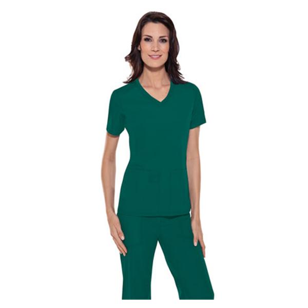 ProFlexibles Shirt Scrub Cherokee 1909 Womens Medium Hunter Ea - 1909-HNTB-M