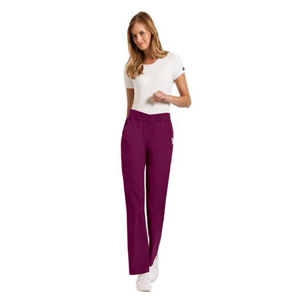 ProFlexibles Pant Scrub Cherokee 2085 Womens X-Small Petite Wine Ea - 2085P-WNEBXS