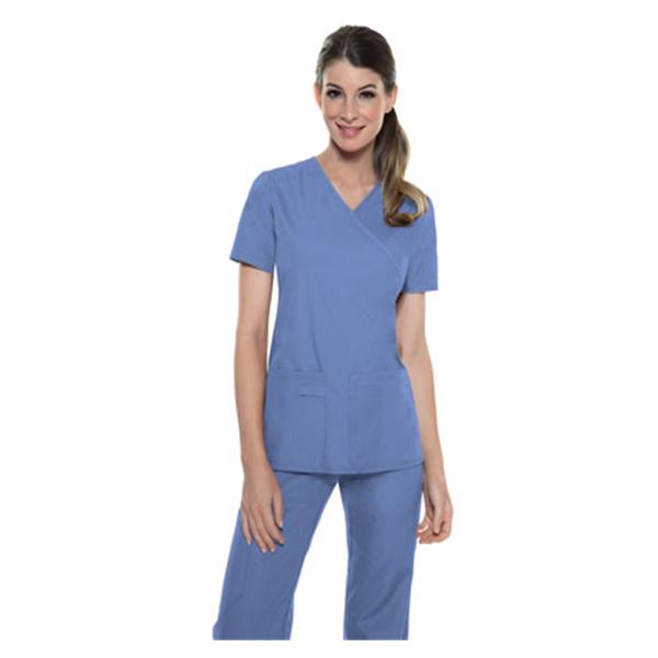 ProFlexibles Shirt Scrub Cherokee 2824 Womens 2X Large Ceil Blue Ea - 2824-CIEB-2X