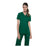 ProFlexibles Shirt Scrub Cherokee 2824 Womens Large Hunter Ea - 2824-HNTB-L