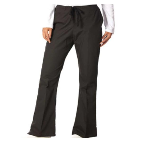 Fashion Seal Scrub Pant Womens X-Small Black Ea - 7077-XS