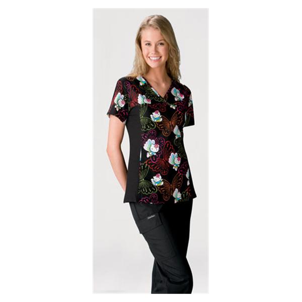 Cherokee Workwear Shirt Scrub 100% Cotton Womens 3X Large 2 Pockets Ea - 6875CHKDB3XL