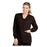 Grey's Anatomy (TM) Jacket Warm-Up 77% Polyester / 23% Rayon Womens Black 4X Large 4 Pockets Ea - 4435-01-4XL