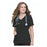 Landau Uniforms Shirt Scrub Womens X-Large Black Ea - 4033-BLK-XL