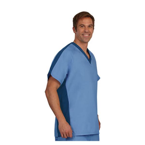 Fashion Seal Shirt Scrub Fashion Seal 7182 Unisex 5X Large Navy / Ceil Ea - 7182-5XL