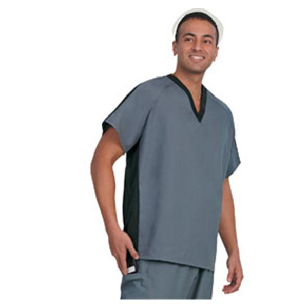 Fashion Seal Shirt Scrub Fashion Seal 7185 Unisex X-Large Black / Pewter Ea - 7185-XL