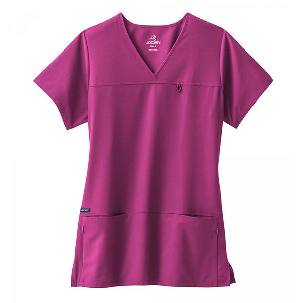 Jockey (TM) Scrubs Shirt Scrub Jockey 2299 Womens 3X Large Plum Ea - 2299-1240-3X