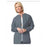 Fashion Seal Jacket Warm-Up 65% Polyester / 35% Cotton Unisex Pewter X-Small 2 Pockets Ea - 7607-XS