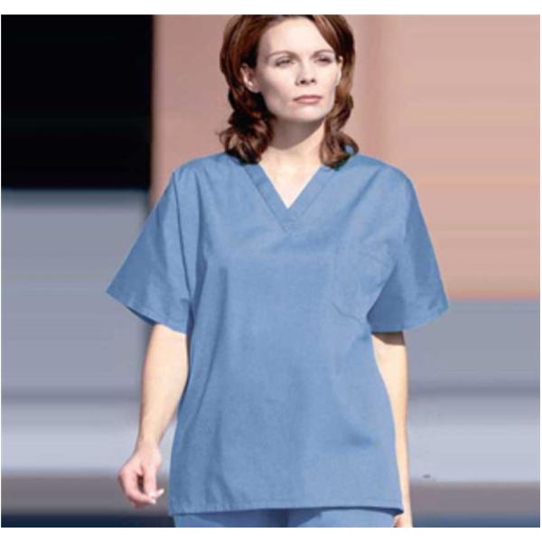 Fashion Seal Shirt Scrub Fashion Blend Unisex Large Ceil Blue Ea - 78703-L