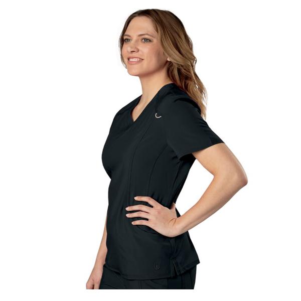 Urbane (TM) Shirt Scrub Urbane 9015 Motivate Womens Small Black Ea - 9015-BKFS-S