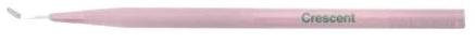 Alcon A-OK SatinCrescent Crescent Knife 2.3 mm Stainless Steel / Plastic Full Handle Sterile Disposable - 8065990002